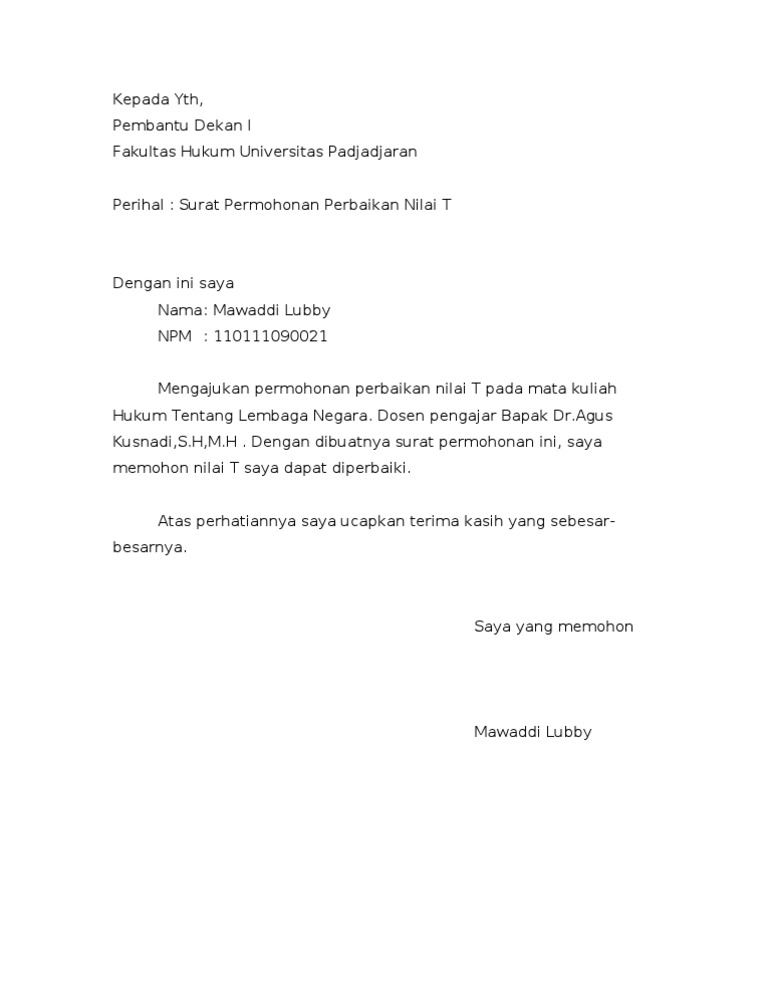 Contoh Surat Pengesahan Perniagaan T