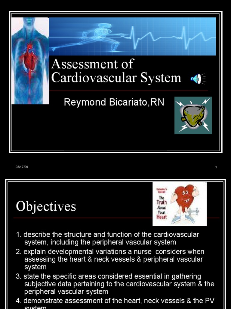 Cardiovascular System Assessment Guide | PDF | Ventricle (Heart ...
