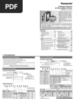 Download Panasonic AC Servo Motor  Driver MINAS A4-Series by Bayu Wiro SN133766974 doc pdf