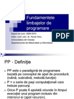 Fundamentele Limbajelor de Programare