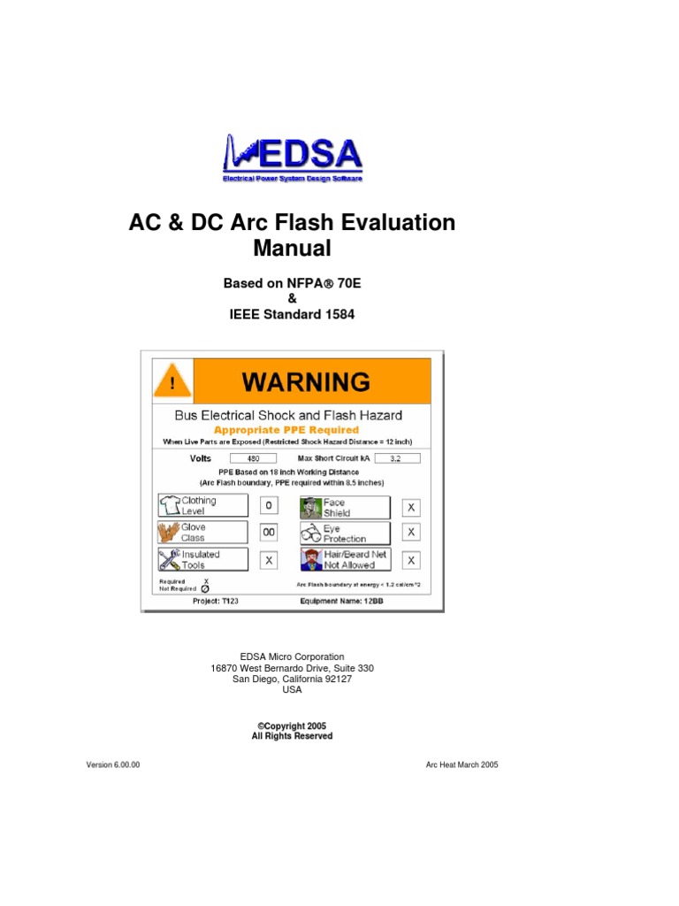 Arc Flash | PDF | Electric Arc | Personal Protective Equipment