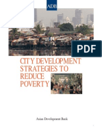 City Development Strategies To Reduce Poverty