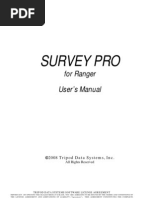 Manual Survey Pro For Ranger