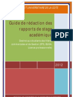 Guide de Redaction Du Rapport de Stage Ver 1.2