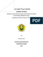 Basis Gigi Tiruan Akrilik