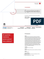 TELA-De Quantas Maneiras Posso Passar Meu Cadarco - o Experimento