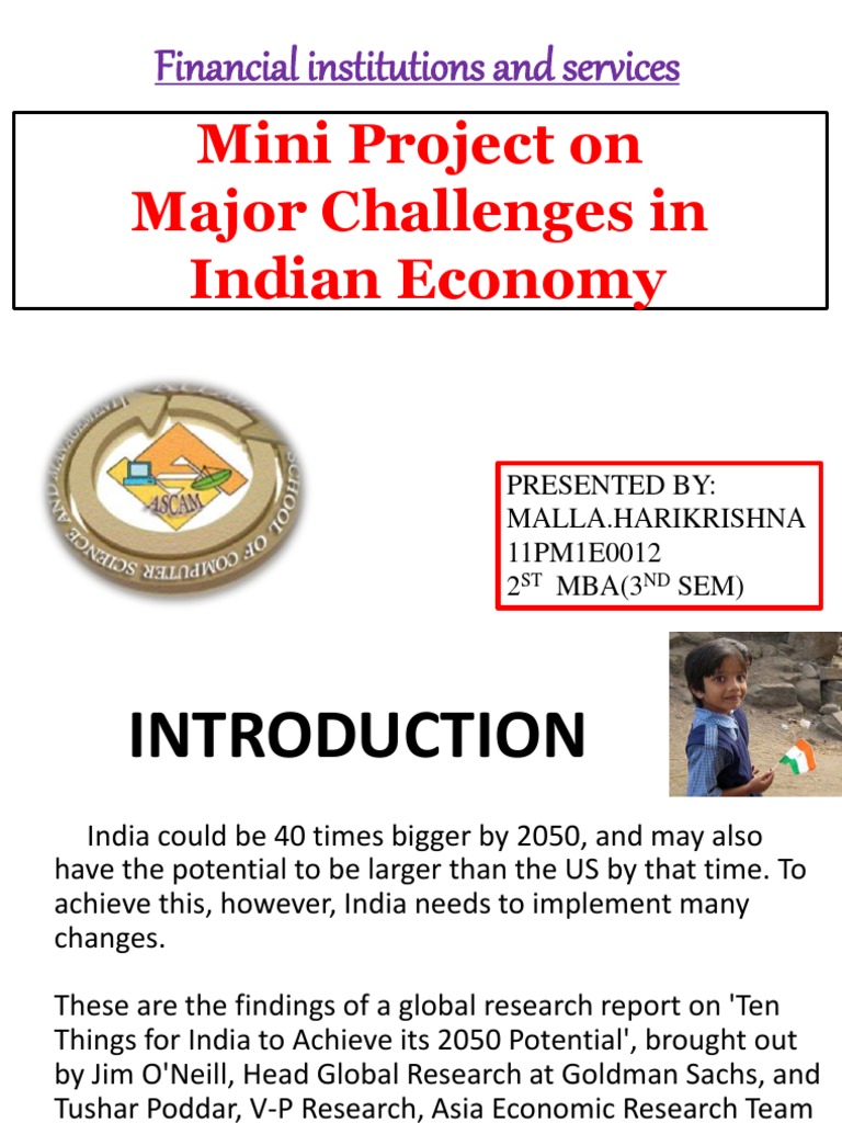 Many Challenges On Indian Economy Ppt Economic Growth Fiscal Policy