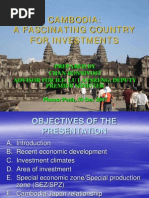 Download Investment in Cambodia Prepared by Chan Bonnivoit by Mr Chan Bonnivoit SN13379936 doc pdf