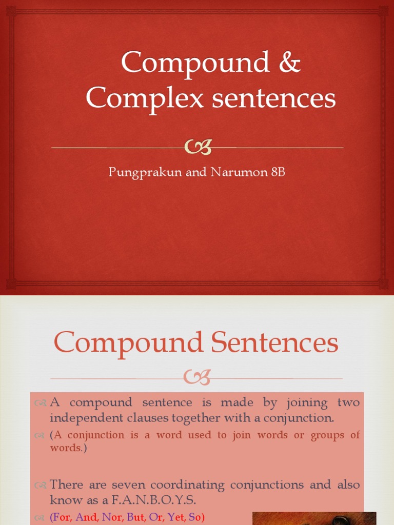 Understanding Compound Sentences | PDF | Sentence (Linguistics) | Rules