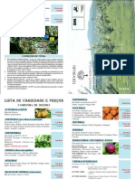 Plantação de árvores e frutos silvestres