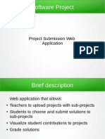 Software Project: Project Submission Web Application