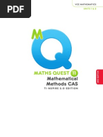 Maths Quest 11 Mathematical Methods CAS Prelims