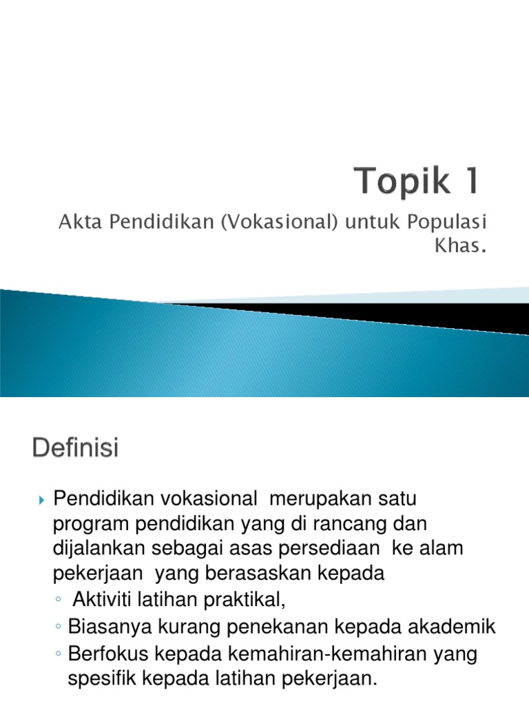 Akta Akta Pendidikan Khas Pdf Document