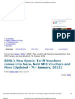 BSNL New STV Packs Details 2013
