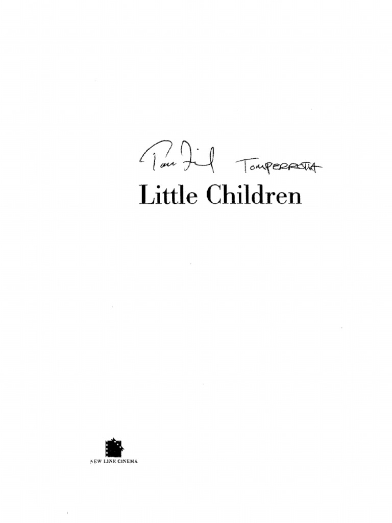 Little Children Script | PDF