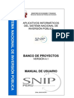 Manual de Usuario de Banco de Proyectos