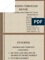Learning Through Movie: Badmaash Company (2010)