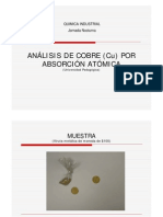 Análisis de Cu Por Absorción Atómica (Preparación Muestras)