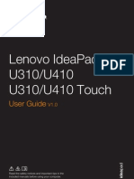 Lenovo u310 User Manual