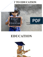 RIGHT to EDUCATION (Right of Children for Free and Compulsory Education Act 2009) - Veeresh Sangolli