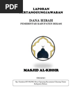 Lpj Pembangunan Masjid Al Khoir