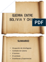 Guerra Entre Bolivia y Chile - Calama