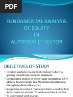 Fundamental Analysis of Equity