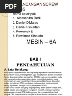 Download Power Poitn Perancangan Screw Press by Alessandro Redi Silalahi SN133836386 doc pdf
