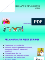 MSDS untuk Riset Kimia