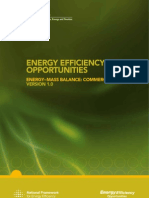 AU - Energy Efficiency Opportunities Energy Mass Balance Commercial