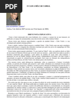 O CASO AMÍLCAR CABRA José Almada