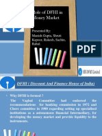 Role of DFHI in developing India's money market