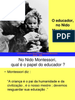 A Educadora No Nido Montessori