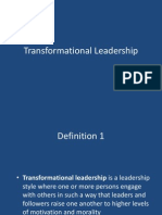 Transformational Leadership