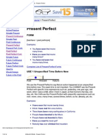 English Page - Present Perfect