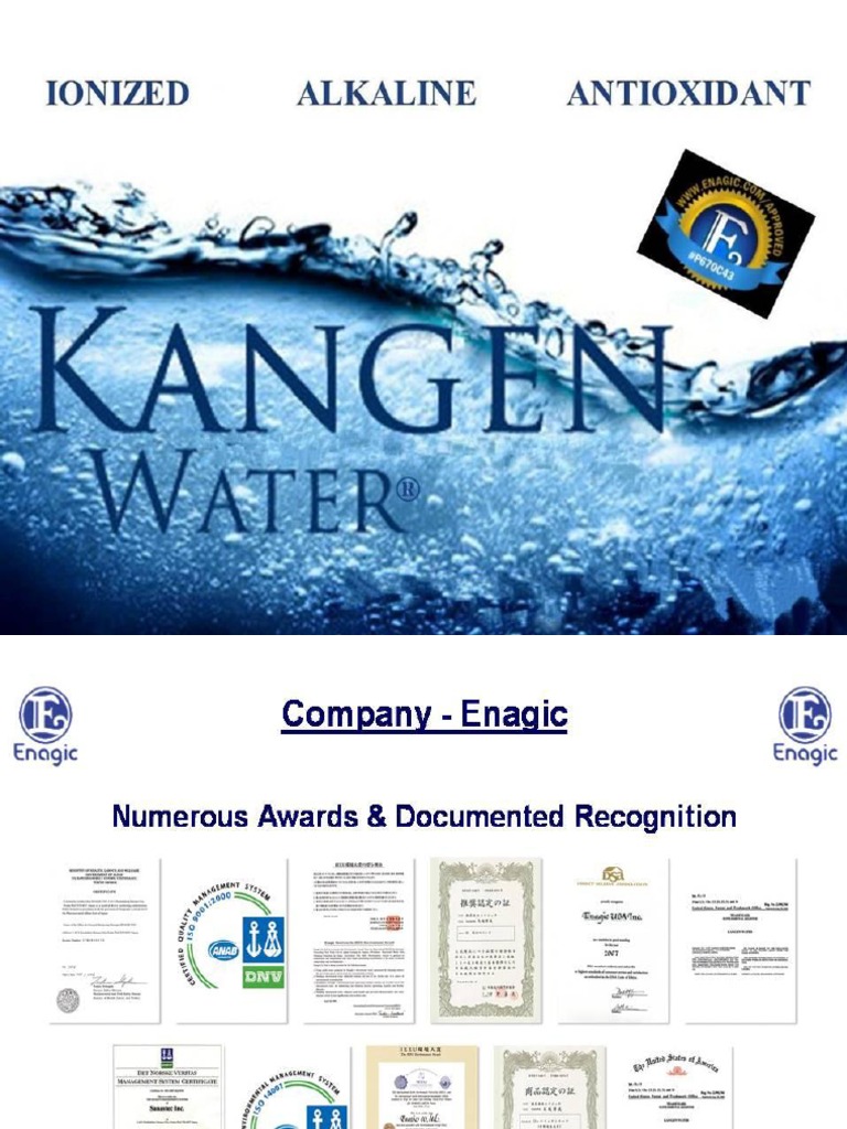 Presentation Kangen Water