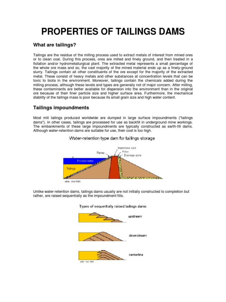 Tailings Dam Design and Stability | PDF | Dam | Civil Engineering