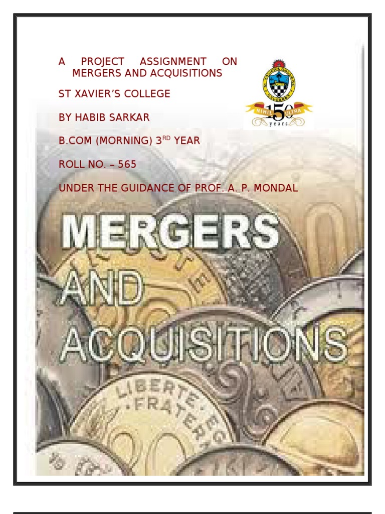 Mergers and Acquisitions ( | PDF | Takeover | Mergers And Acquisitions