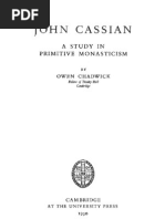 Owen Chadwick, John Cassian. a Study in Primitive Monasticism, Cambridge, 1950