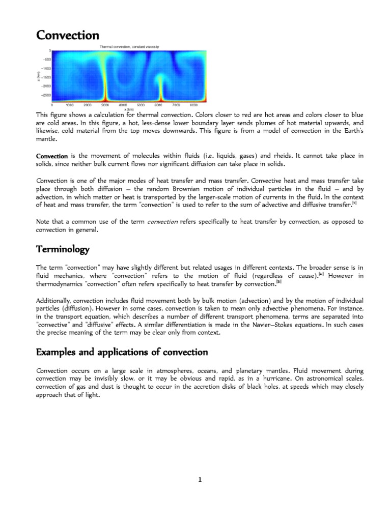 Convection and Heat Transfer Dynamics | PDF | Convection | Reynolds Number