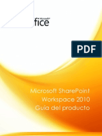 Microsoft SharePoint Workspace 2010 - Guía del producto