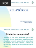 RELATÓRIOS
