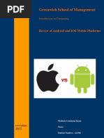 Download Review and comparison of Android and IOS Mobile Platforms by Luqman Imam SN133887043 doc pdf