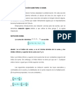 Subtema 1.1.2 Notación Sumatoria O Sigma Notación Sigma.: A A A A A A A A A