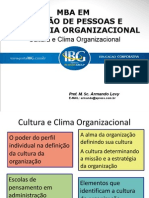 Cultura e Clima Organizacional