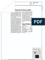 Webank, presto banca online (Borsa & Finanza, 26/07/2008)
