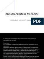 Investigacion de Mercado