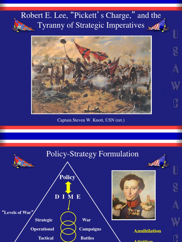 Lee, Pickett's Charge, & Tyranny of Strategic ImperativesSteve Knott