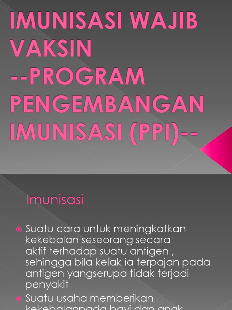 9 Imunisasi Tambahan