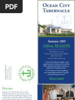 Download Tabernacle 2009 Summer Schedule by OCTabernacle SN13392346 doc pdf